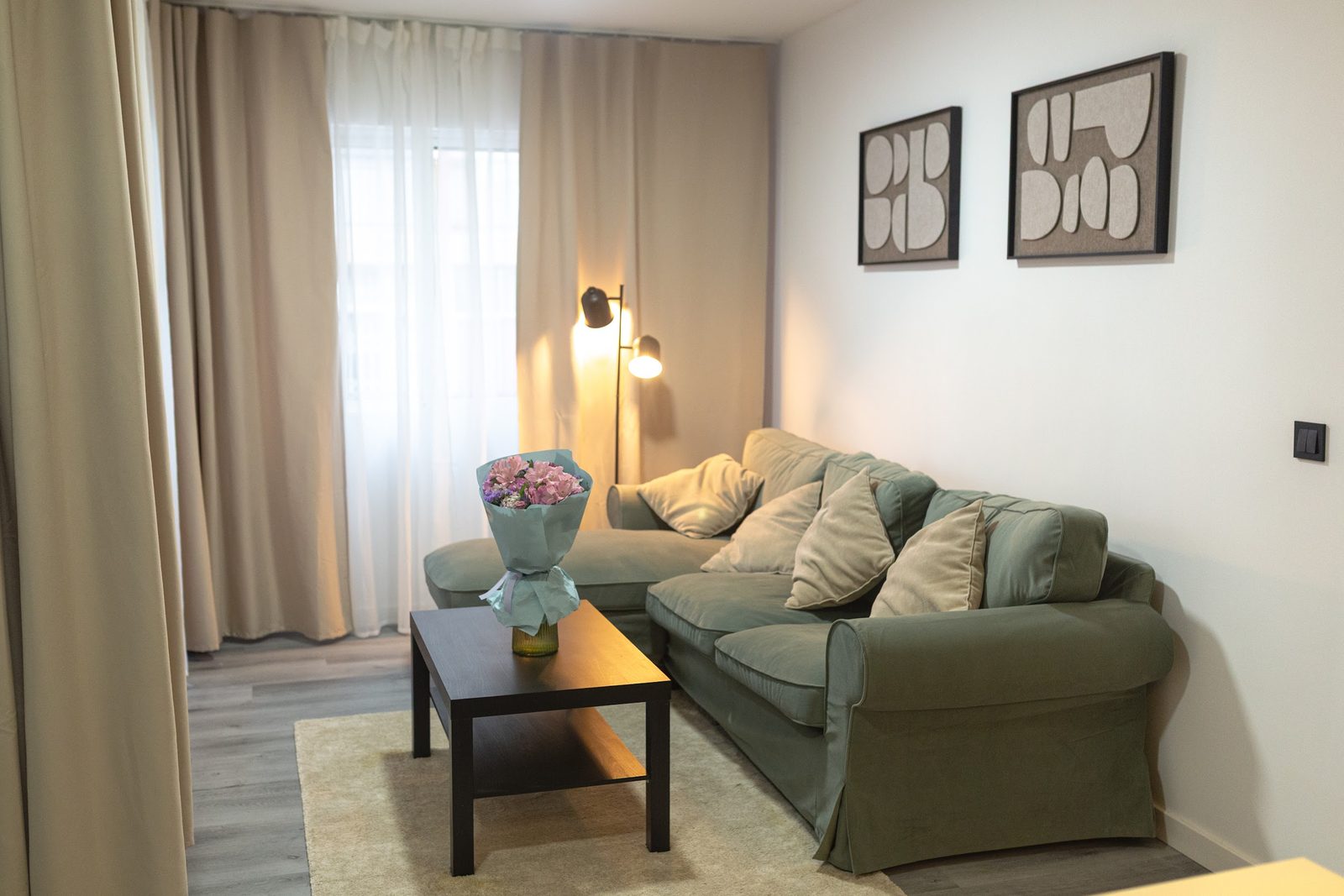 Lys stue i innflyttingsklar leilighet i Torrevieja